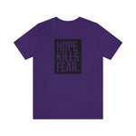 "HKF Logo v2" FRONT ONLY Tee (Purple/Black)
