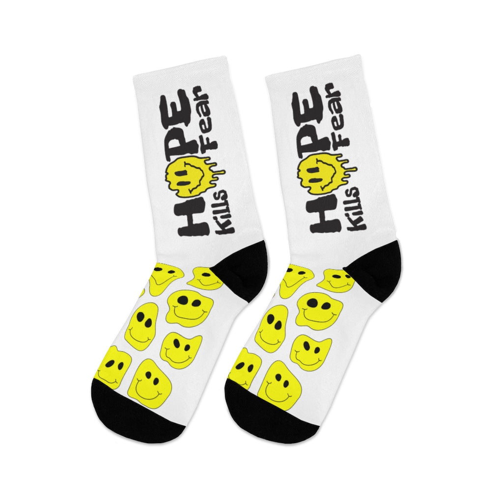 "HKF Smile" Socks (WHITE)