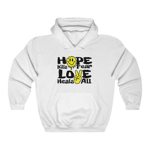 "Love Heals v2" FRONT ONLY Hoodie (Multicolor Options)