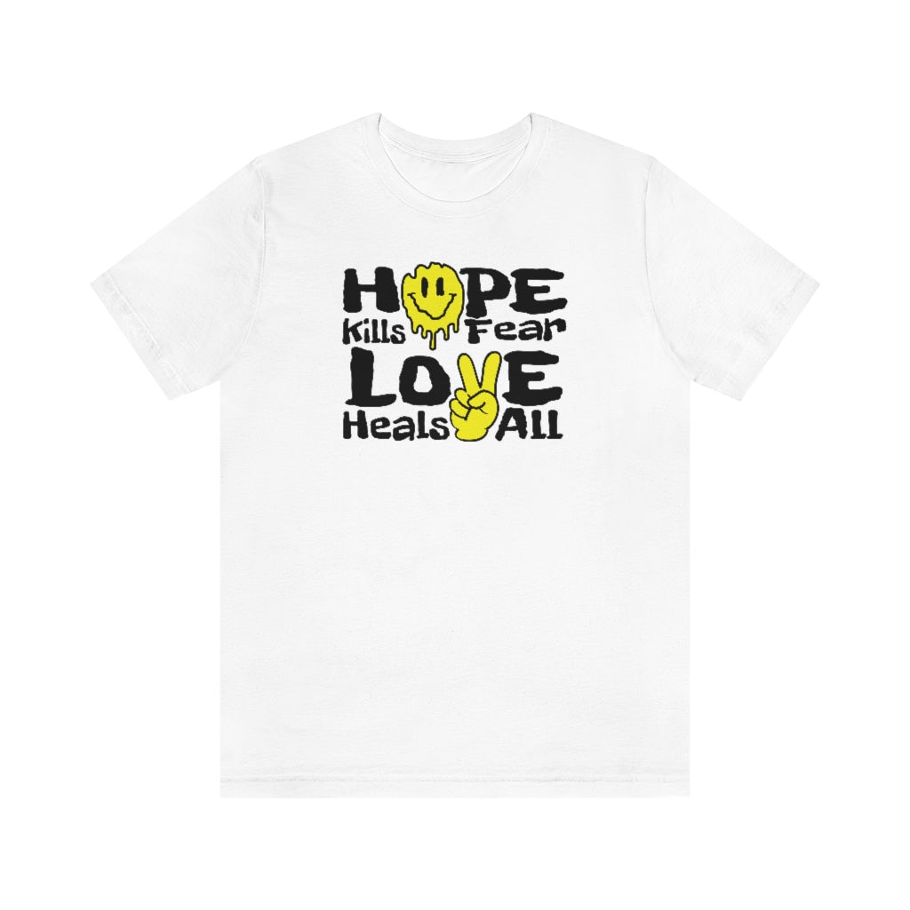 "Love Heals v2" FRONT ONLY Tee (Multicolor Options)