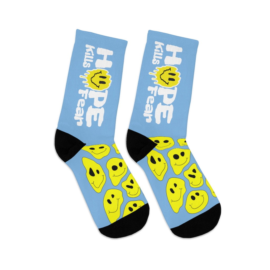 "HKF Smile" Socks (SKY BLUE)