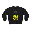 "HKF Smile A Bit" FRONT ONLY Sweater (Yellow/Black)