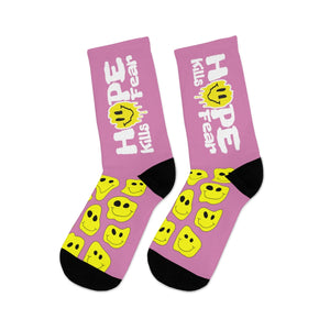 "HKF Smile" Socks (PINK)