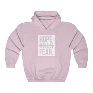 "HKF Logo v2" FRONT ONLY Hoodie (Purple/White)