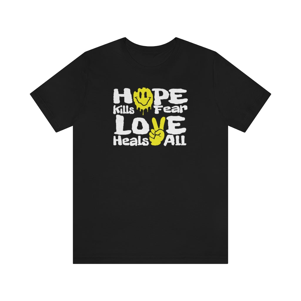 "Love Heals v2" FRONT ONLY Tee (Multicolor Options)