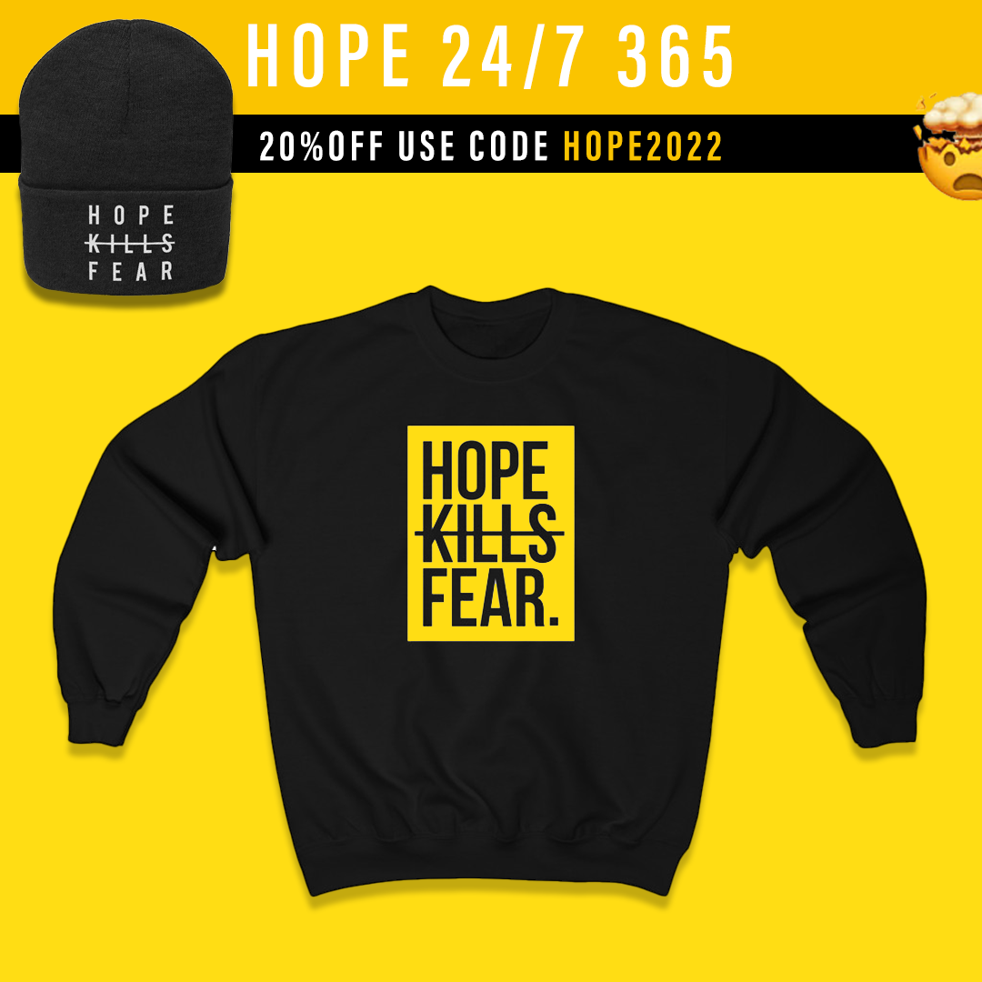 "HKF Logo v2" FRONT ONLY Sweater (Yellow/Black)