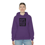 Copy of "HKF Logo v2" FRONT ONLY Hoodie (PURPLE/BLACK)