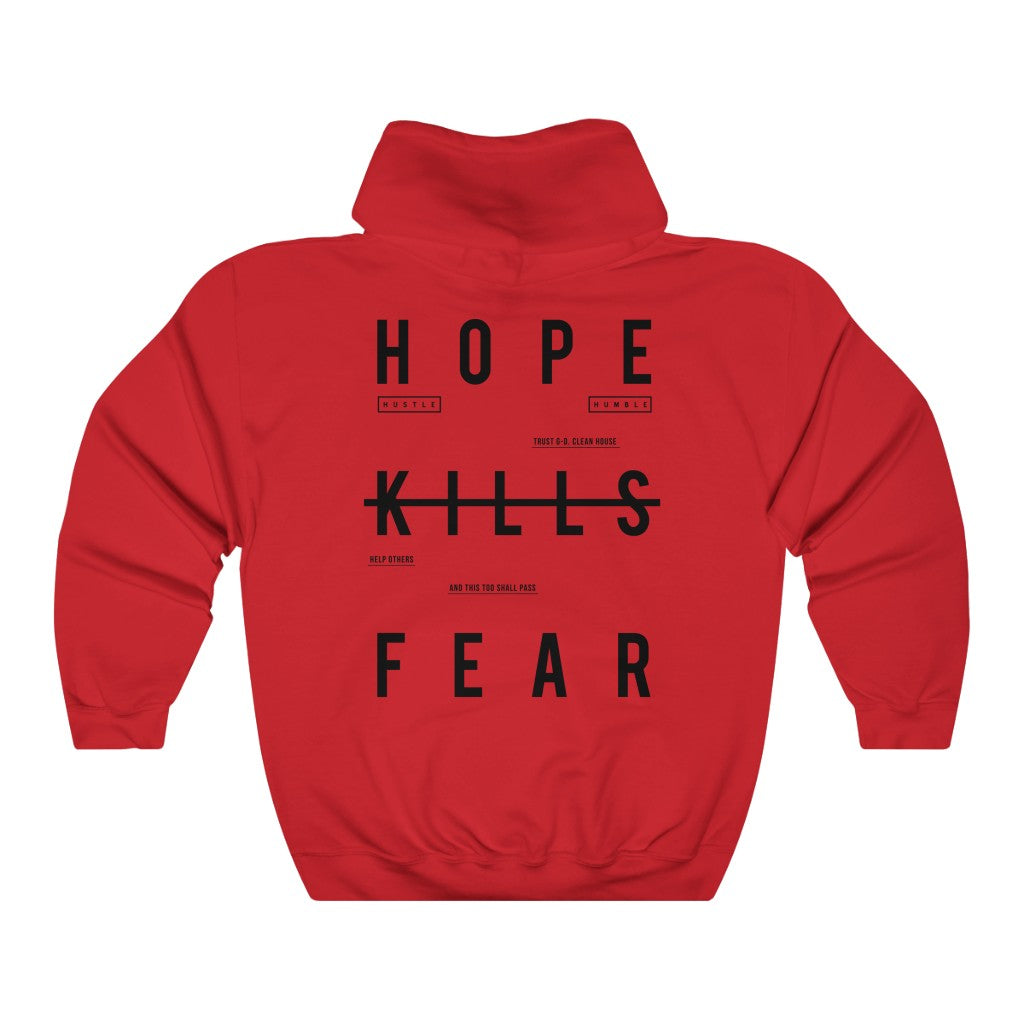 "HKF v1" FRONT+BACK Hoodie (Multicolor Options)