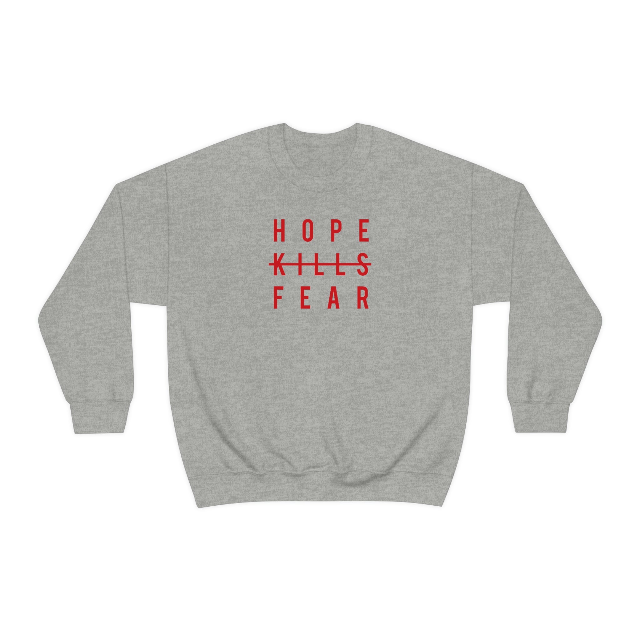 "HKF Logo" FRONT ONLY Sweater (Red/Black)