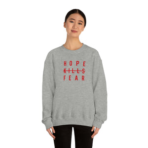 "HKF Logo" FRONT ONLY Sweater (Red/Black)