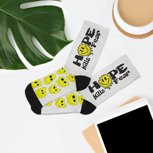 "HKF Smile" Socks (WHITE)