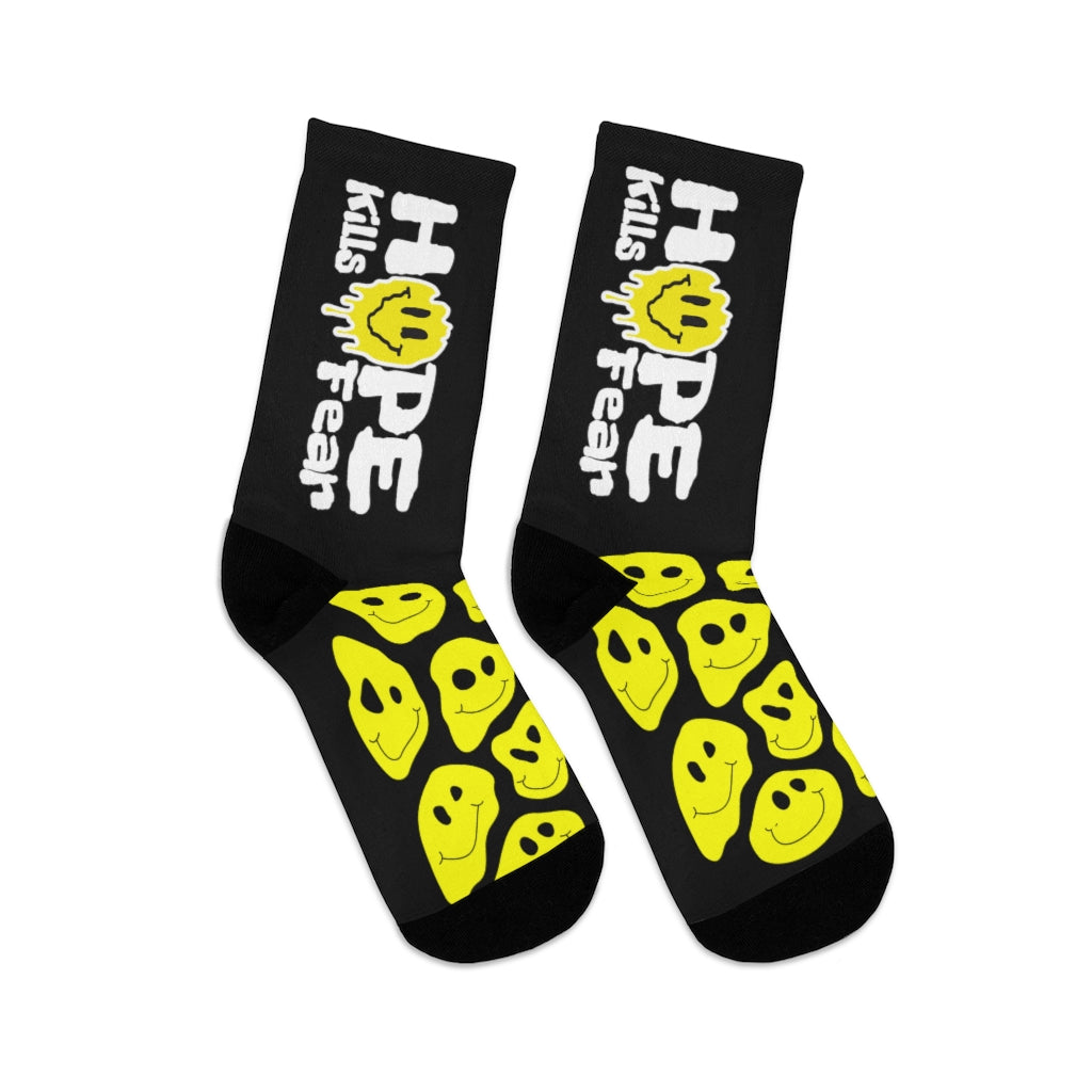 "HKF Smile" Socks (BLACK)