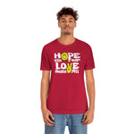 "Love Heals v1" FRONT ONLY Tee (Multicolor Options)