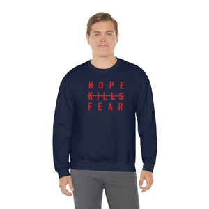 "HKF Logo" FRONT ONLY Sweater (Red/Black)