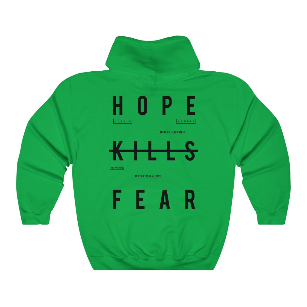 "HKF v1" FRONT+BACK Hoodie (Multicolor Options)