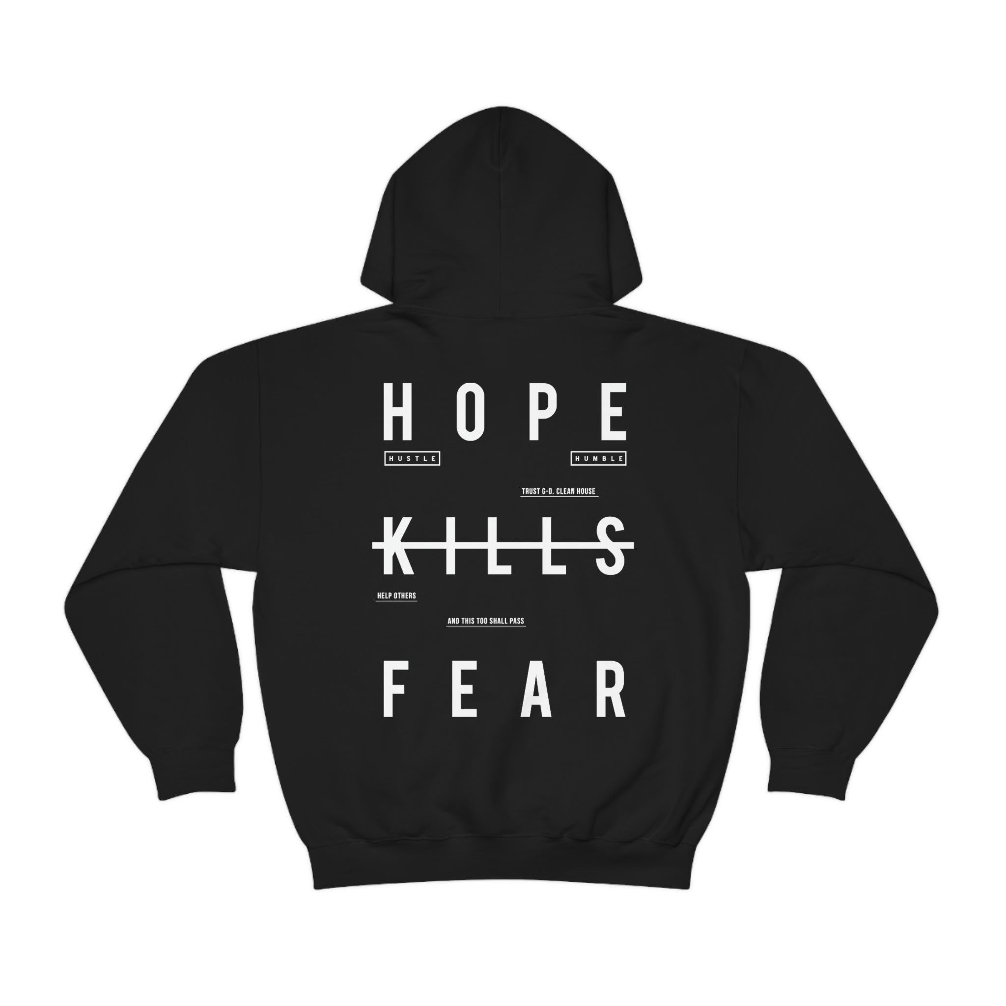 Copy of "HKF v1" FRONT+BACK Hoodie (Multicolor Options)