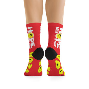 "HKF Smile" Socks (RED)