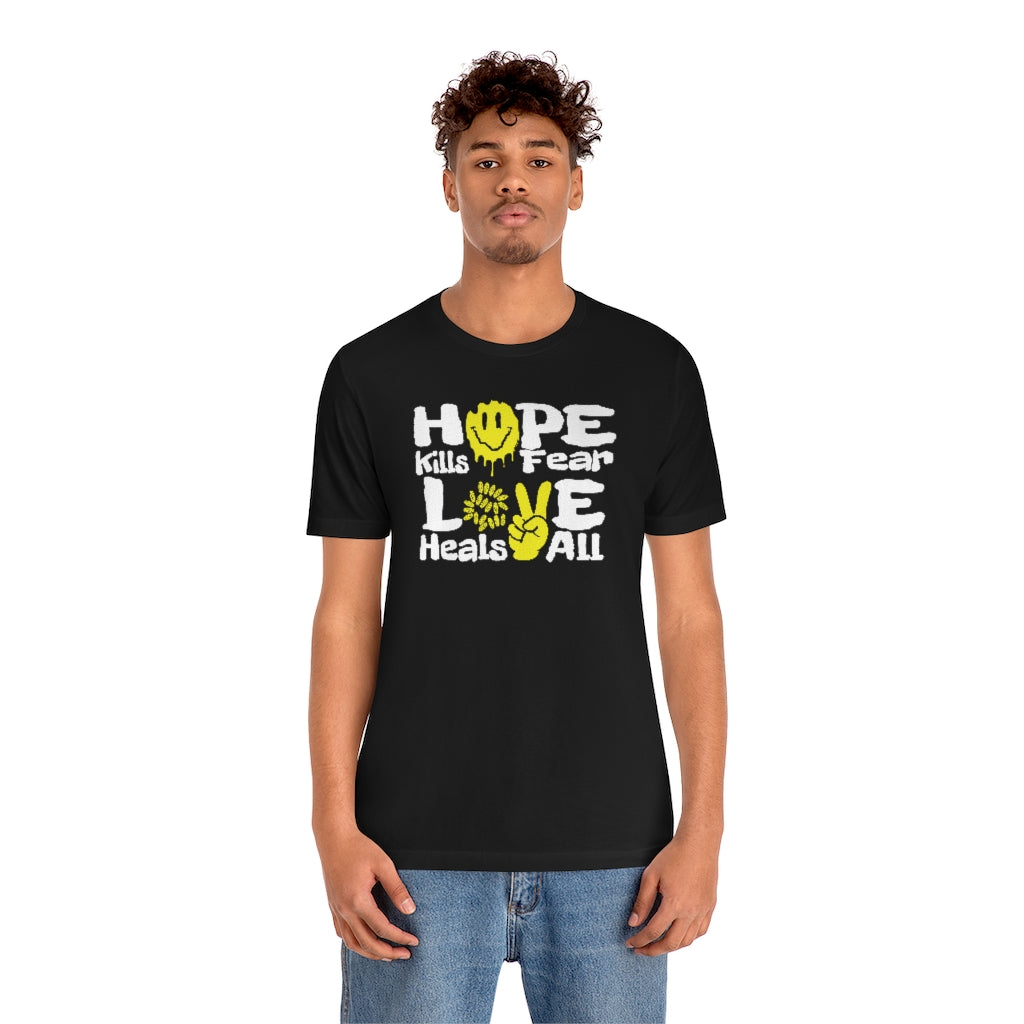 "Love Heals Coins" FRONT ONLY Tee (Multicolor Options)