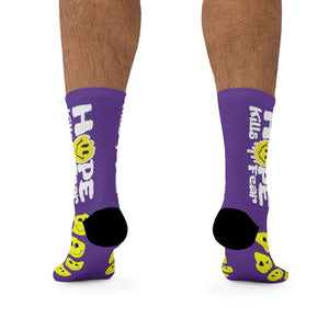 "HKF Smile" Socks (PURPLE)