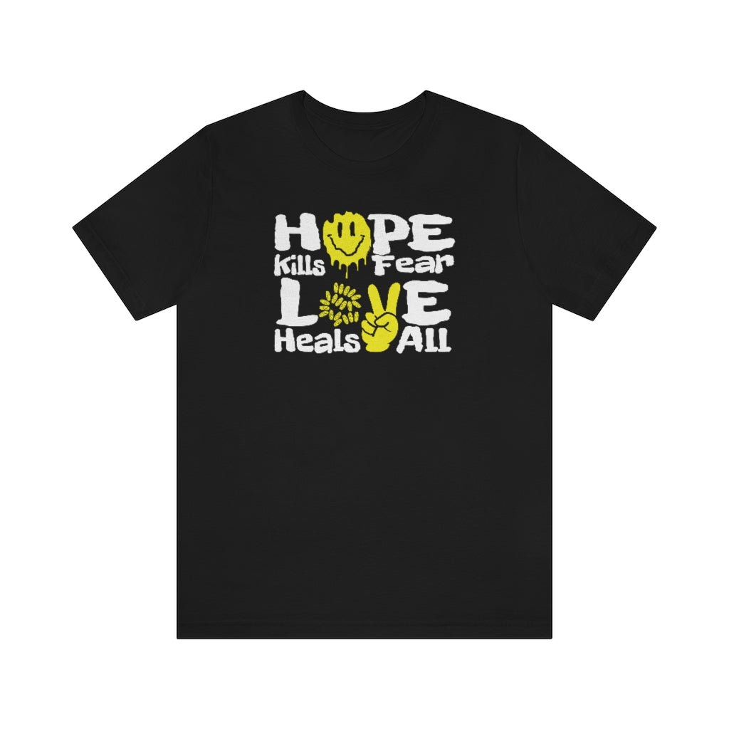 "Love Heals Coins" FRONT ONLY Tee (Multicolor Options)