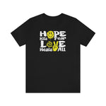 "Love Heals Coins" FRONT ONLY Tee (Multicolor Options)