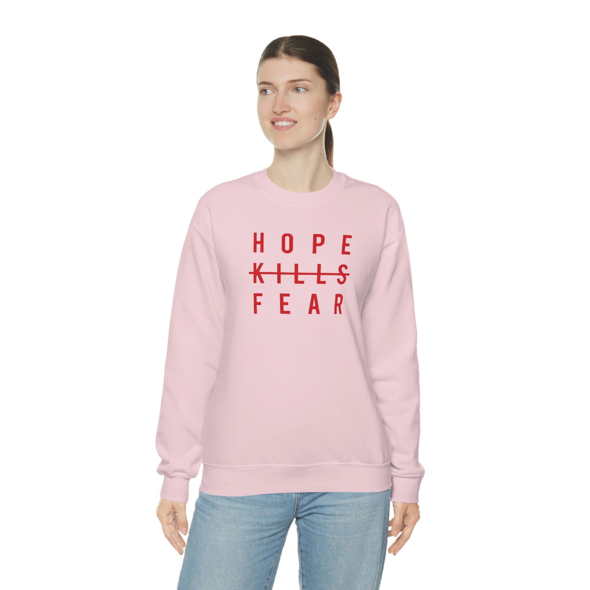 "HKF Logo" FRONT ONLY Sweater (Red/Black)