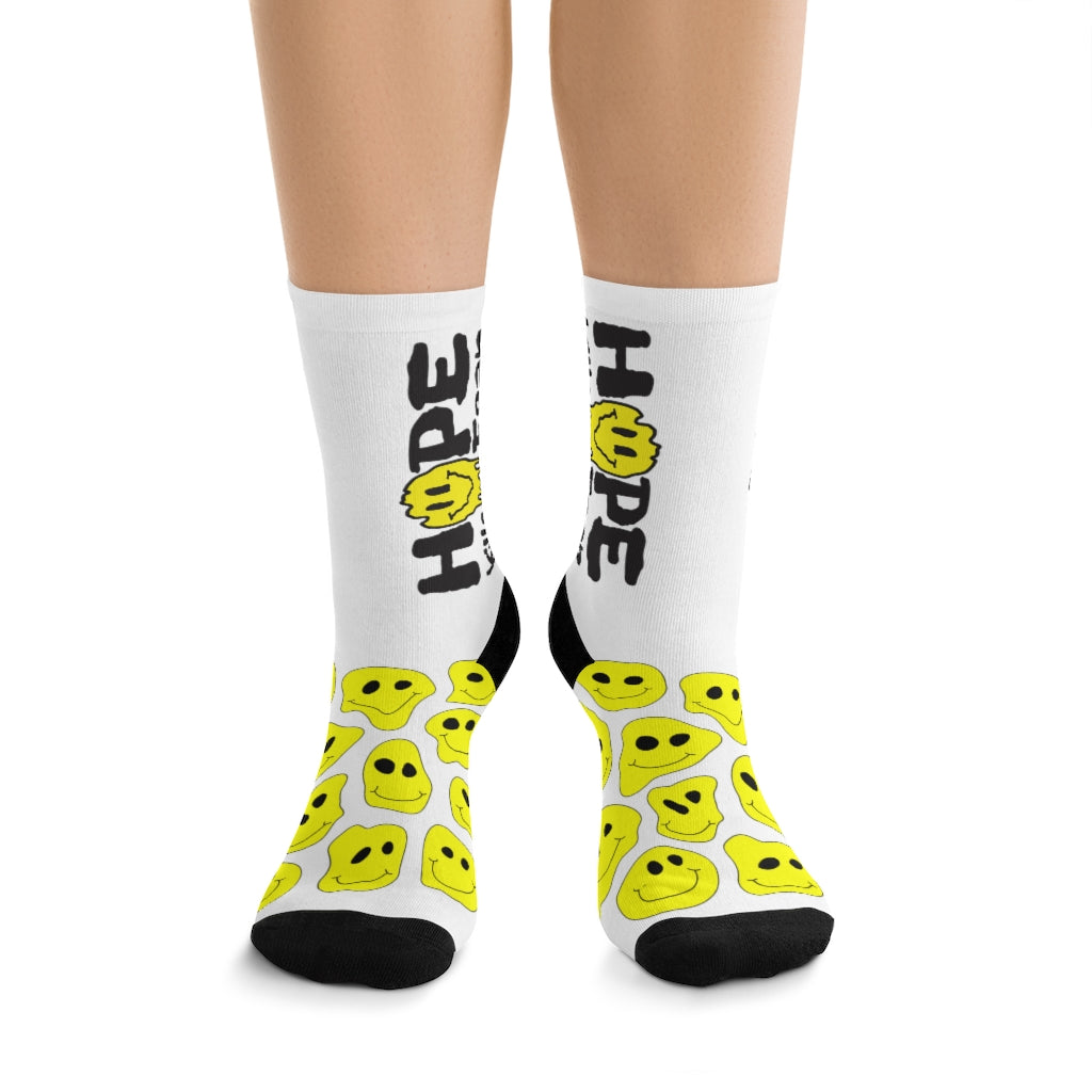 "HKF Smile" Socks (WHITE)