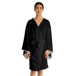 "HKF v1" Kimono Robe (BLACK/WHITE)