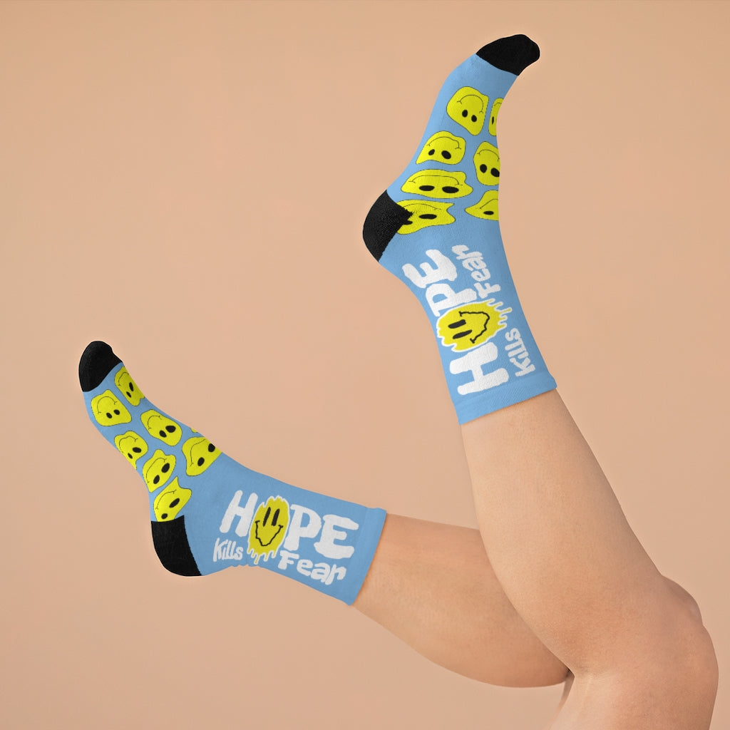 "HKF Smile" Socks (SKY BLUE)