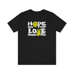 "Love Heals v1" FRONT ONLY Tee (Multicolor Options)