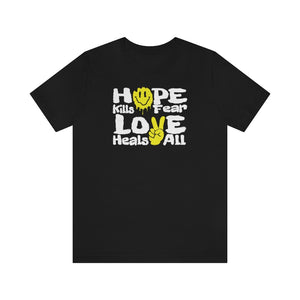 "Love Heals v1" FRONT ONLY Tee (Multicolor Options)