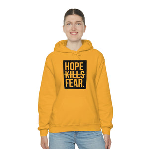 Copy of "HKF Logo v2" FRONT ONLY Hoodie (GOLD/BLACK)