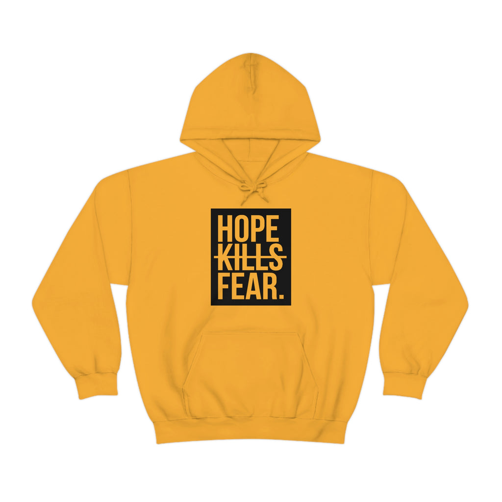 Copy of "HKF Logo v2" FRONT ONLY Hoodie (GOLD/BLACK)