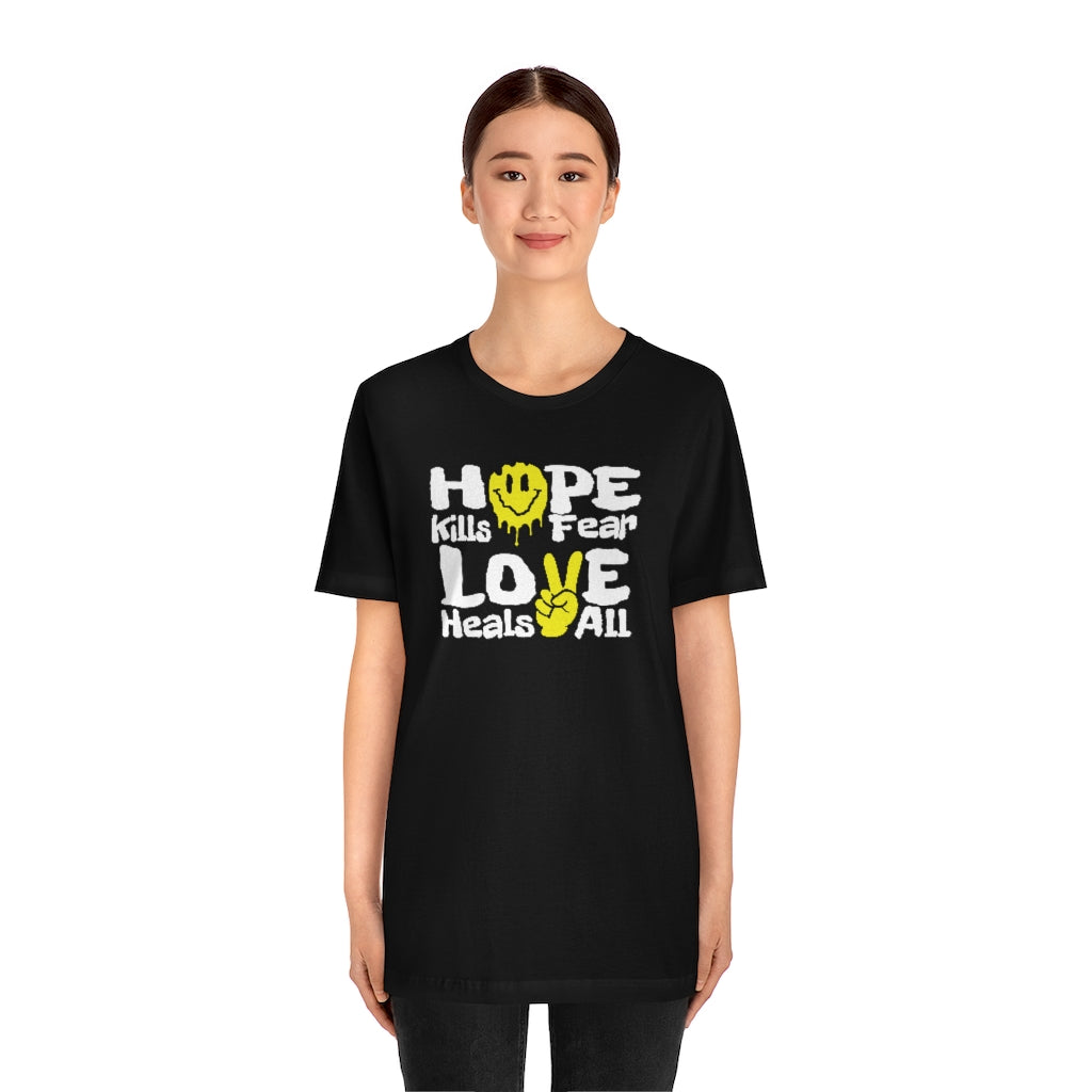 "Love Heals v2" FRONT ONLY Tee (Multicolor Options)