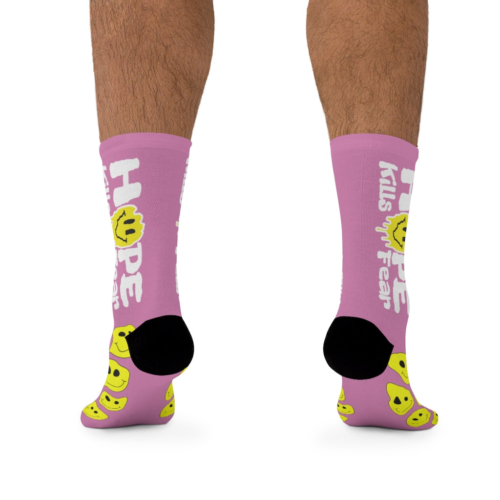 "HKF Smile" Socks (PINK)