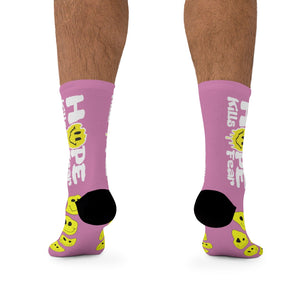 "HKF Smile" Socks (PINK)