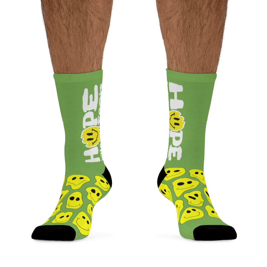 "HKF Smile" Socks (GREEN)