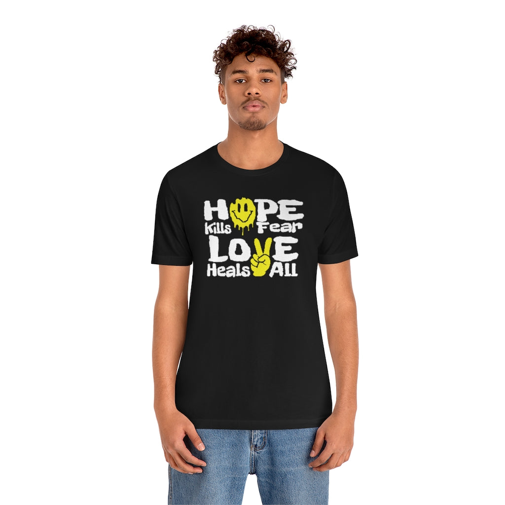 "Love Heals v2" FRONT ONLY Tee (Multicolor Options)