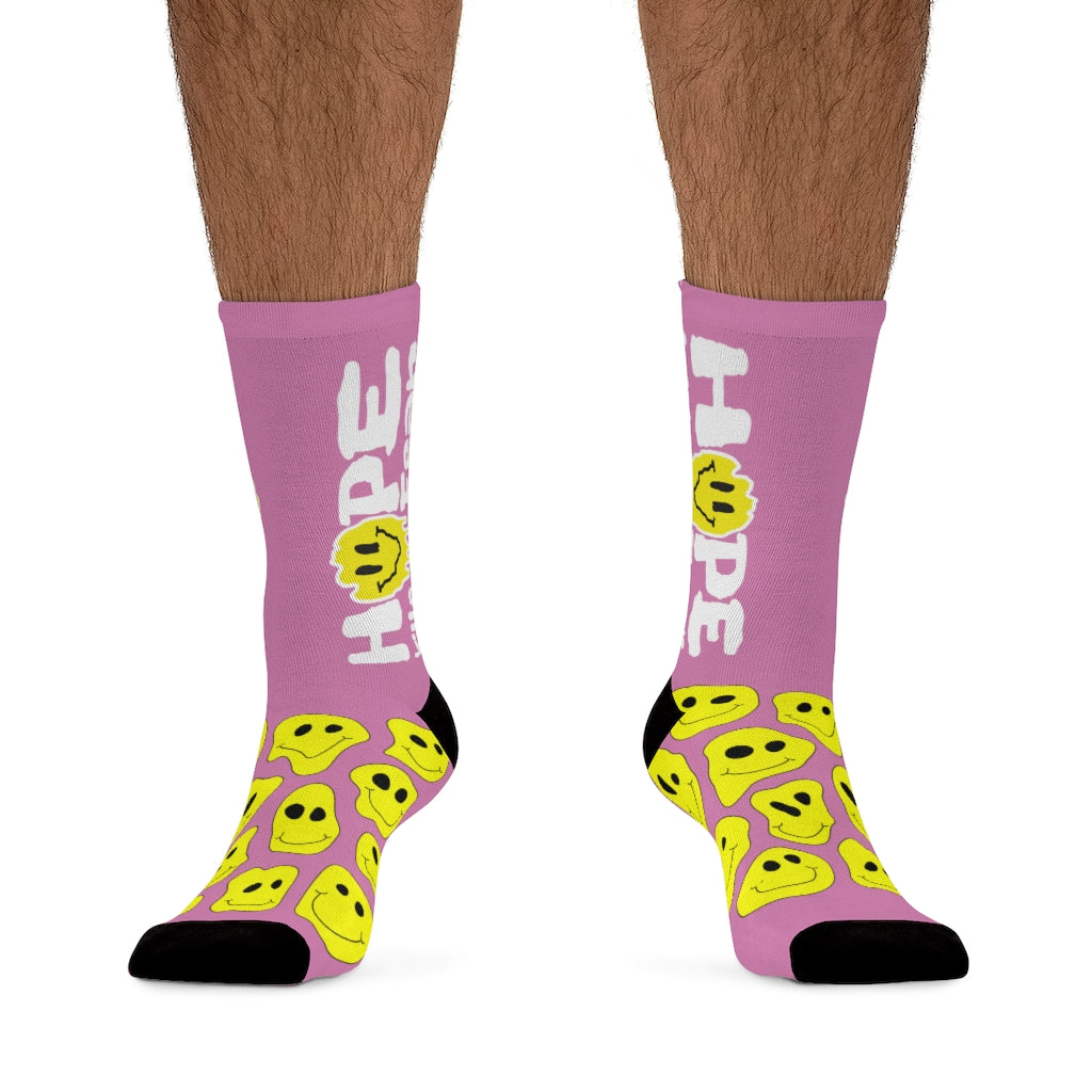 "HKF Smile" Socks (PINK)