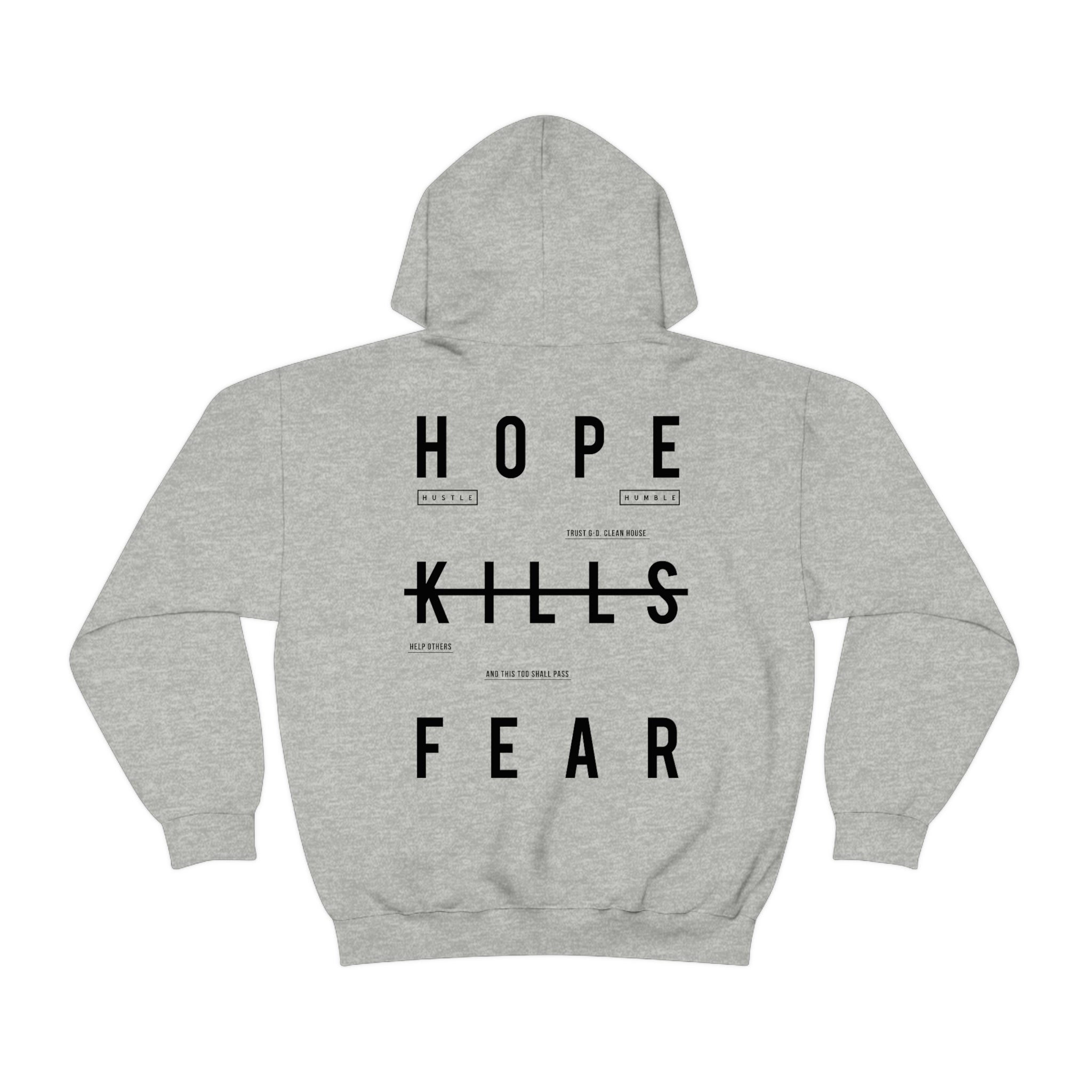 Copy of "HKF v1" FRONT+BACK Hoodie (Multicolor Options)