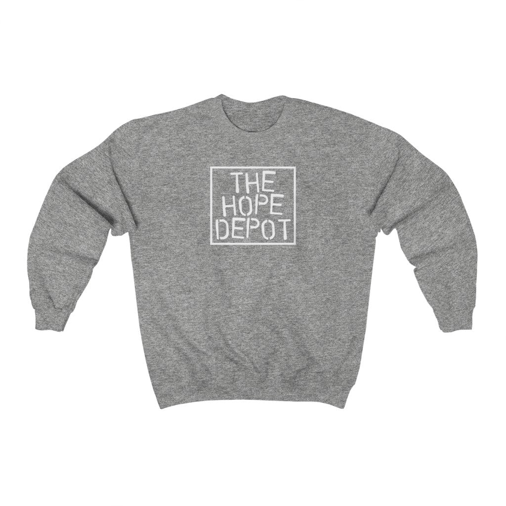 "The Hope Depot" FRONT ONLY Sweater (Multicolor Options)