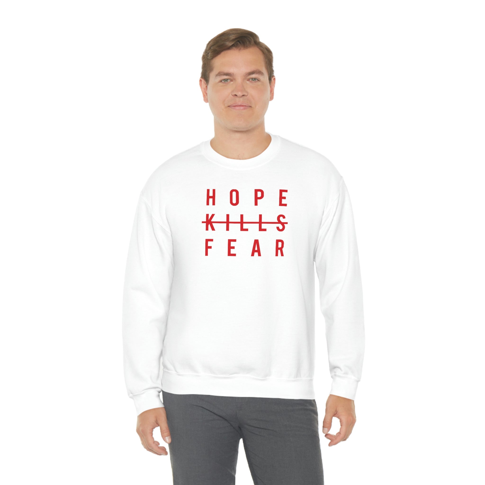 "HKF Logo" FRONT ONLY Sweater (Red/Black)