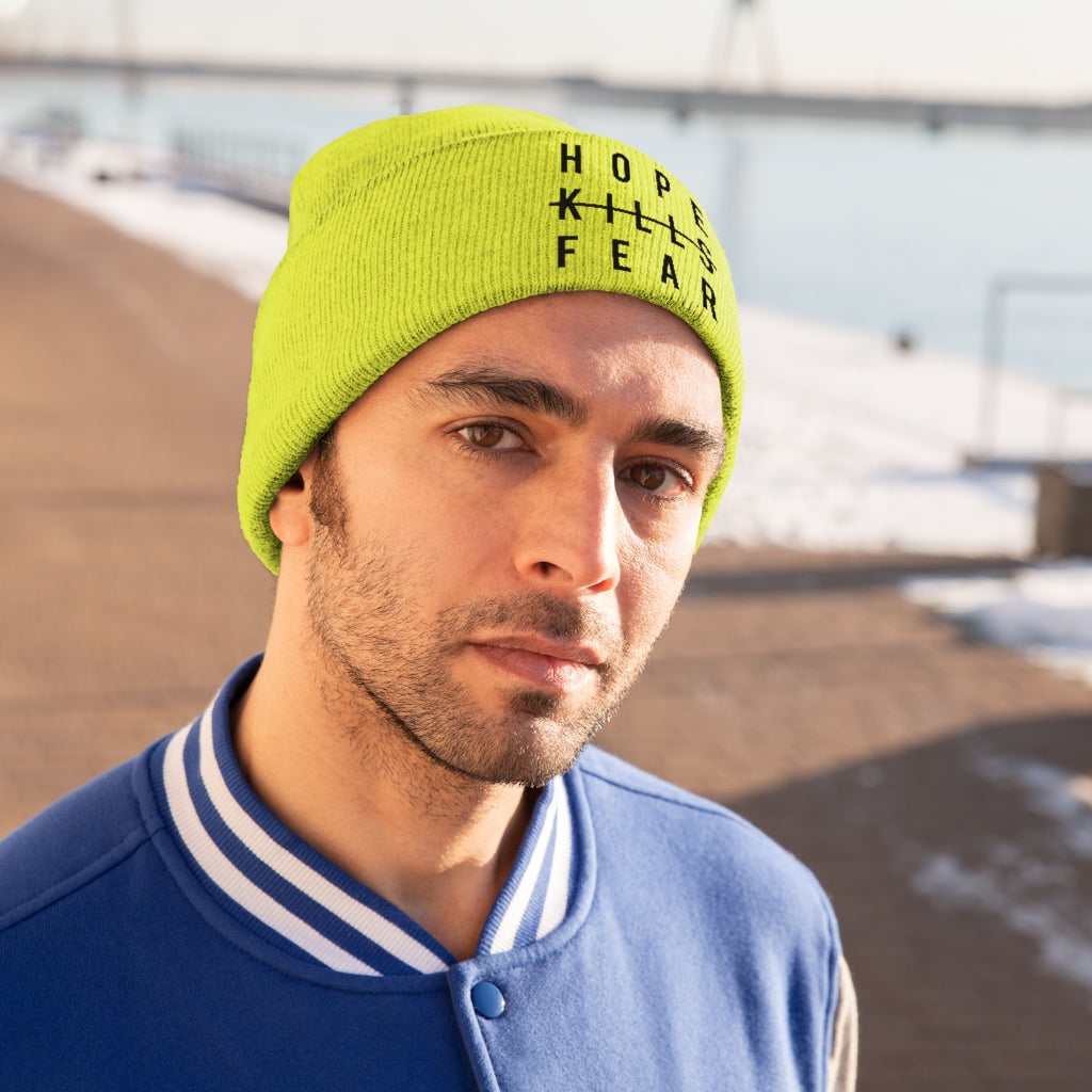 "HKF Logo" Beanie (Multicolor Options / BLACK TEXT)