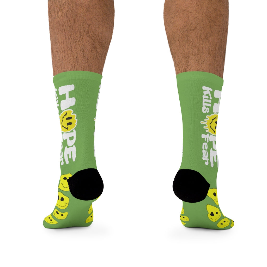 "HKF Smile" Socks (GREEN)