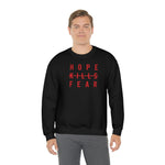 "HKF Logo" FRONT ONLY Sweater (Red/Black)