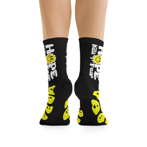 "HKF Smile" Socks (BLACK)