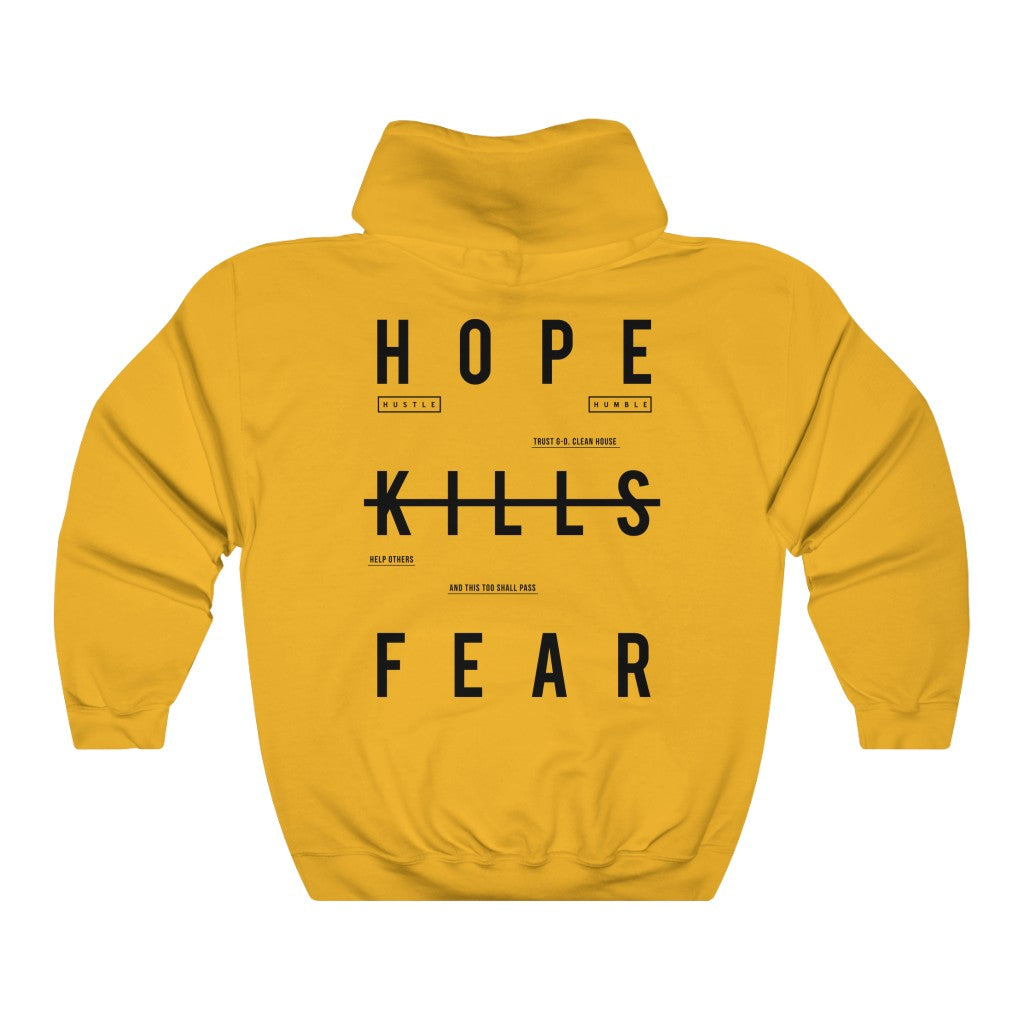 "HKF v1" FRONT+BACK Hoodie (Multicolor Options)