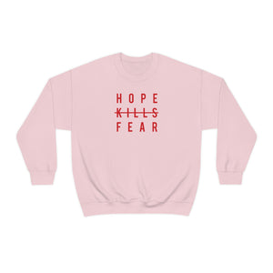 "HKF Logo" FRONT ONLY Sweater (Red/Black)