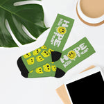 "HKF Smile" Socks (GREEN)