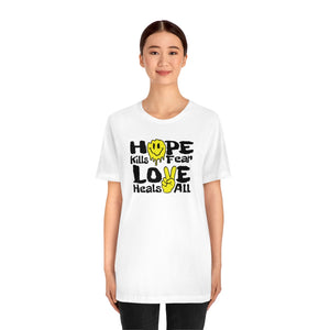 "Love Heals v2" FRONT ONLY Tee (Multicolor Options)